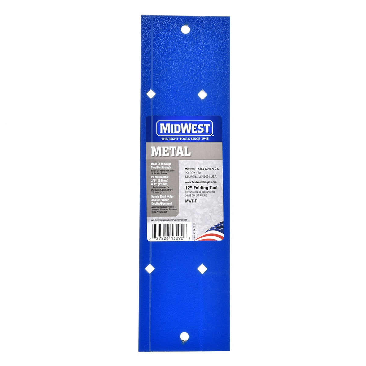 Rheem MWT-F1 Sheet Metal Folding Tool - 12 in. Flat