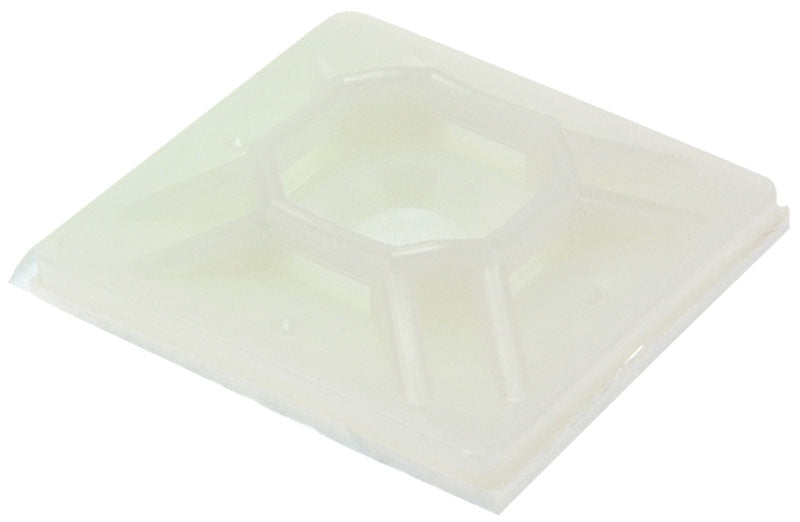 Rheem PD455613 1 in. Natural Nylon Adhesive Wire Tie Mount 50 Lbs Ties in Clamshell (Blister Pack of 10)