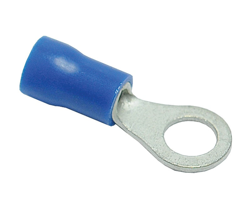 Rheem PD455618 #10 Stud Blue Vinyl Insulated Ring Terminal - 16-14 Awg (Blister Pack of 19)