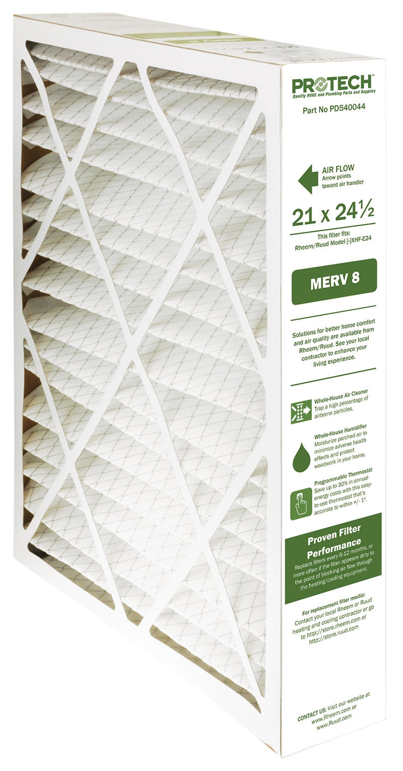 Rheem PD540044 Merv 8 Replacement Filter for [-]XHF-E24