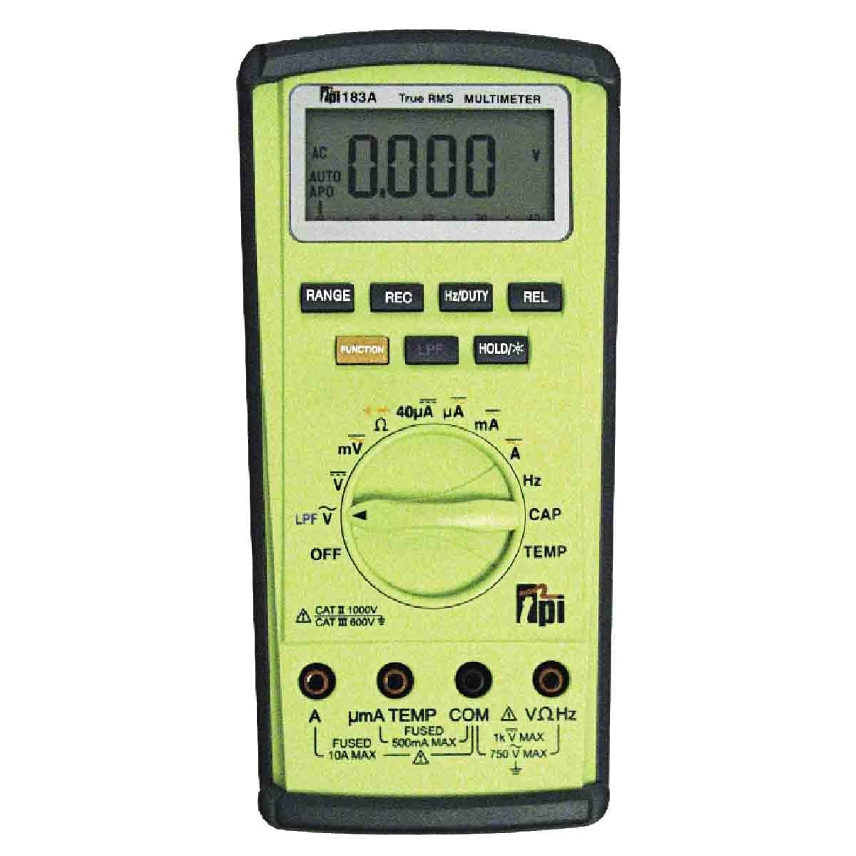 Rheem TPI-183A Digital Multimeter (True Rms)