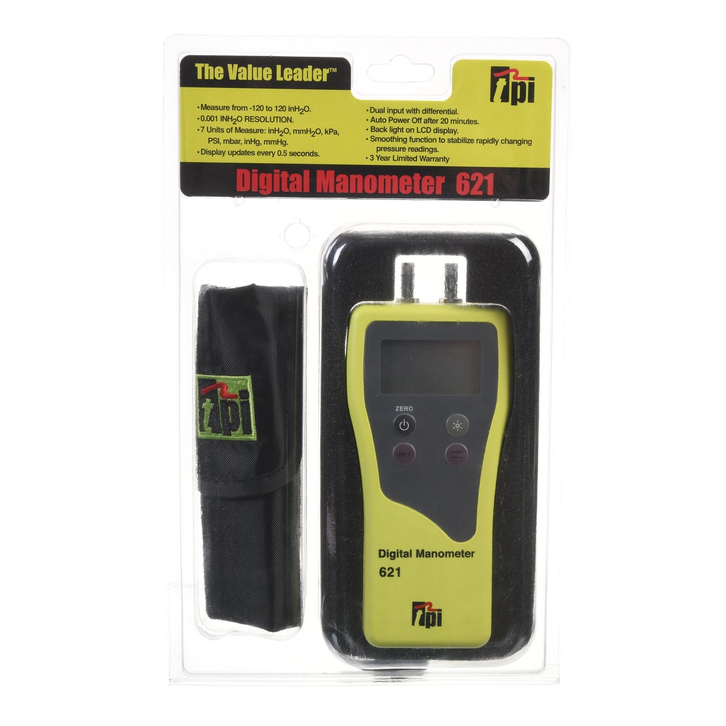 Rheem TPI-621 Manometer-Dual Port