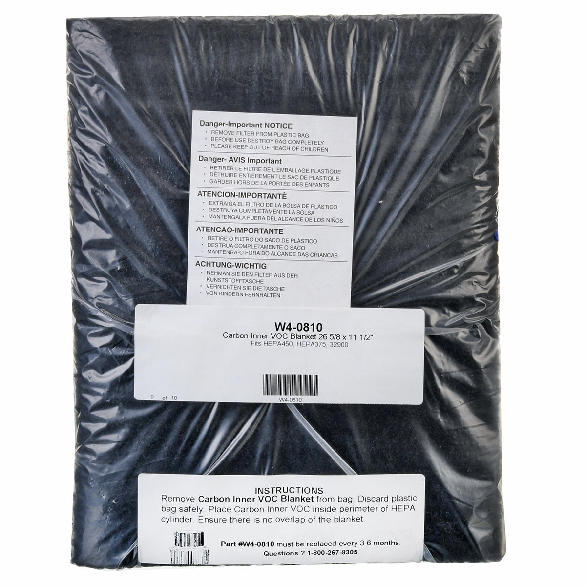 Rheem W4-0810 Inner Carbon Voc Blanket