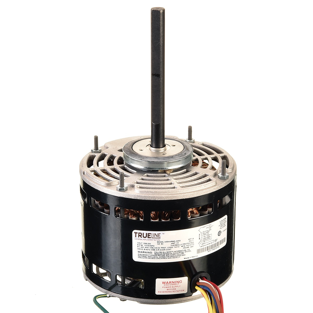 ProTech W51-14BJA3-02 Universal Blower Motor - 1/4 Hp 208-230/1/60 (1075 RPM/3 Speed)