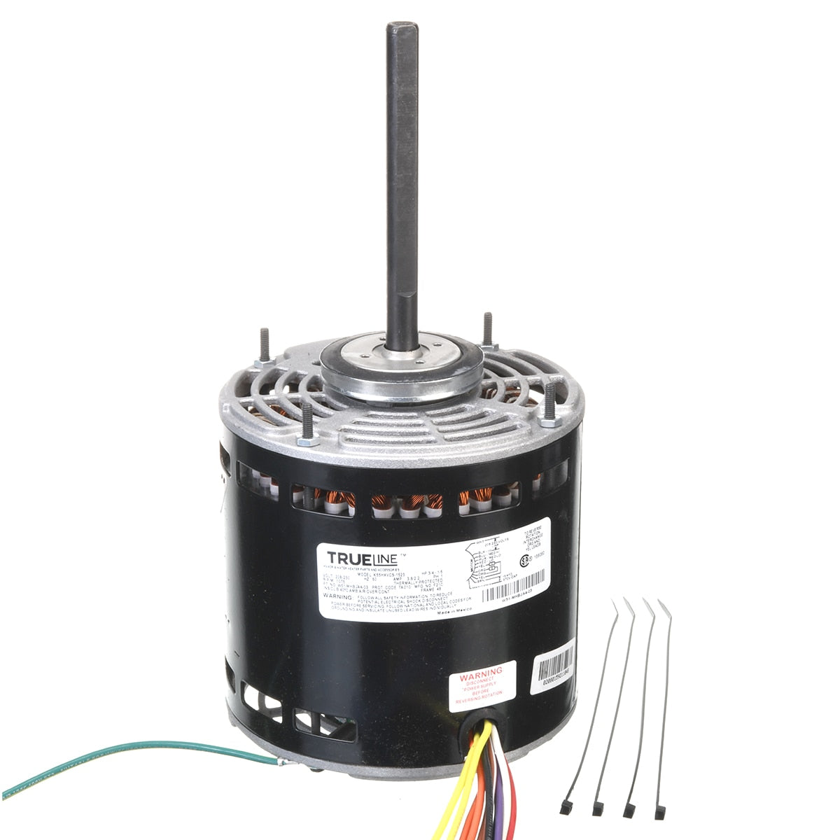 ProTech W51-MHBJA4-03 Universal Blower Motor - 3/4 to 1/5 Hp 230/1/60 (1075 RPM/4 Speed)