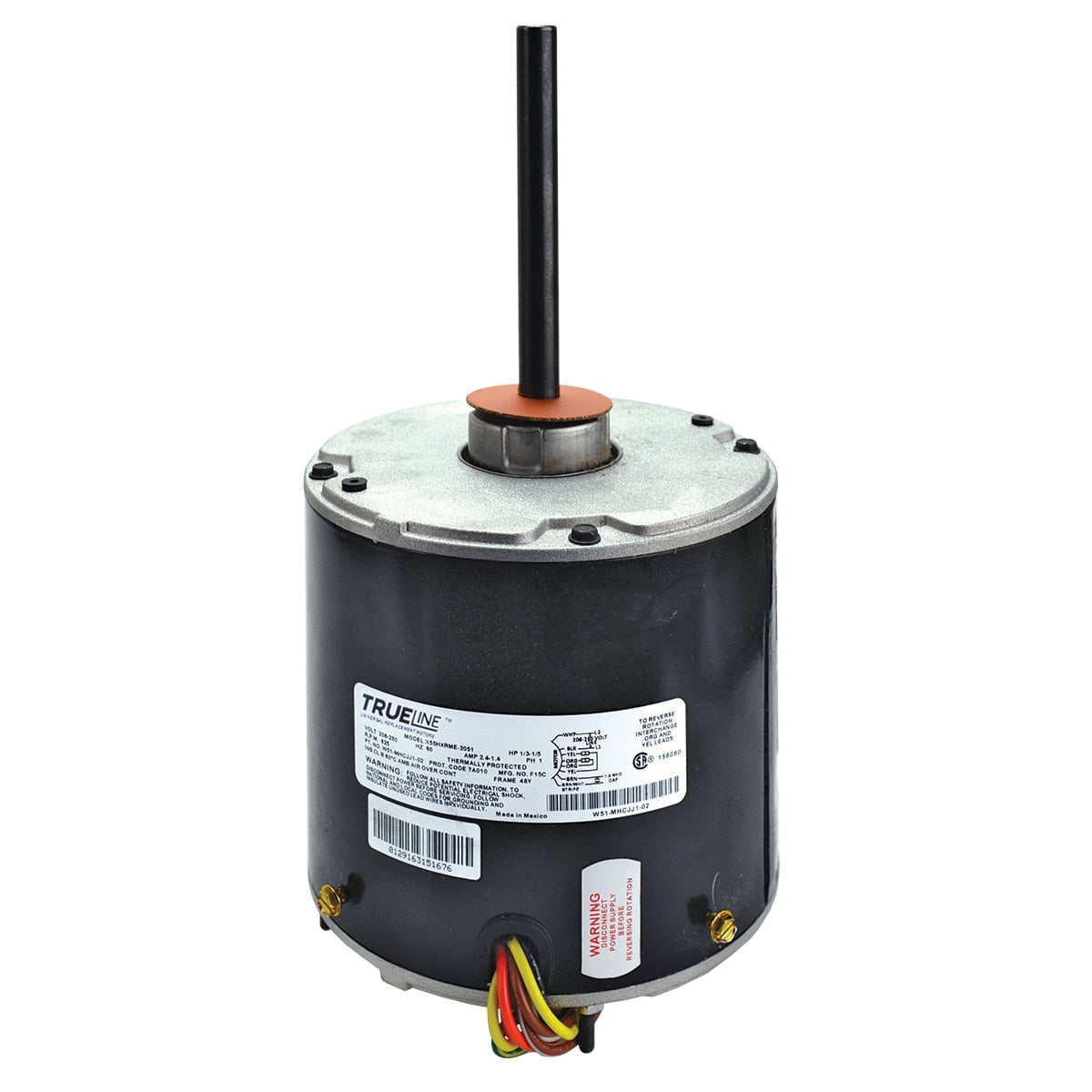 ProTech W51-MHCJJ1-02 Universal Condenser Motor - 1/6 - 1/3 Hp 208-230/1/60 (825 RPM/1 Speed)