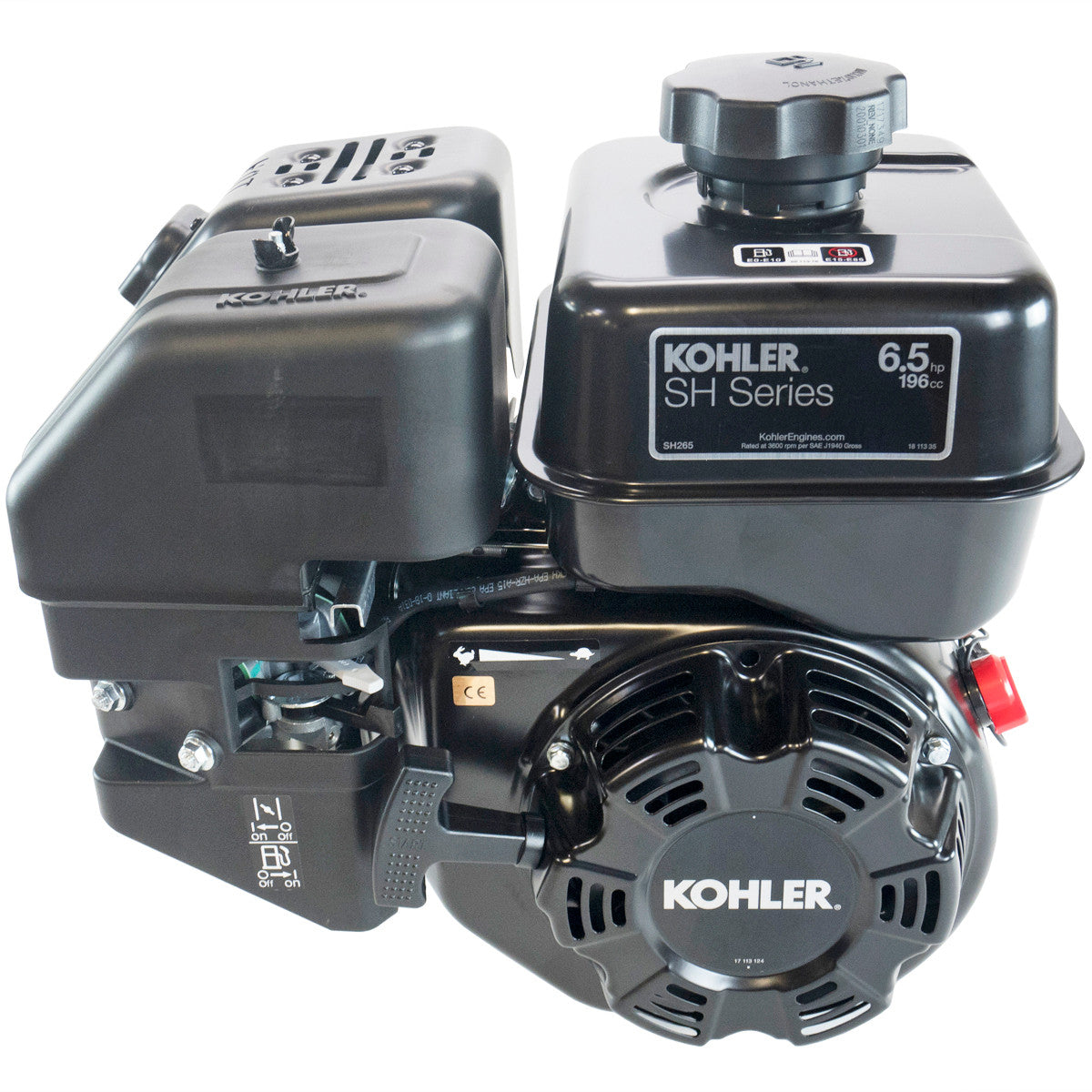 Rehlko (formerly Kohler) PA-SH270-3011 6.5 HP Courage Horizontal Engine (representative image)