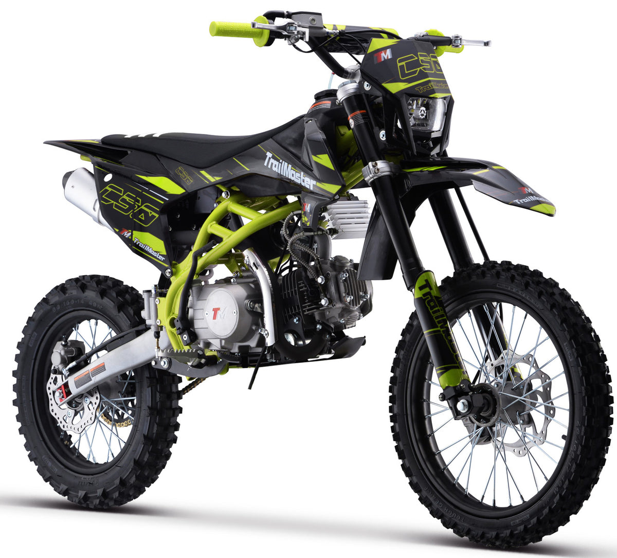 Trailmaster TM-DB-C50 C50 150cc Gas Dirt Bike, 4-Speed Manual Clutch (17/14) Wheels