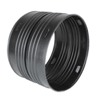 ADS 1012AA External Coupling, Snap HDPE Single Wall Black 10"