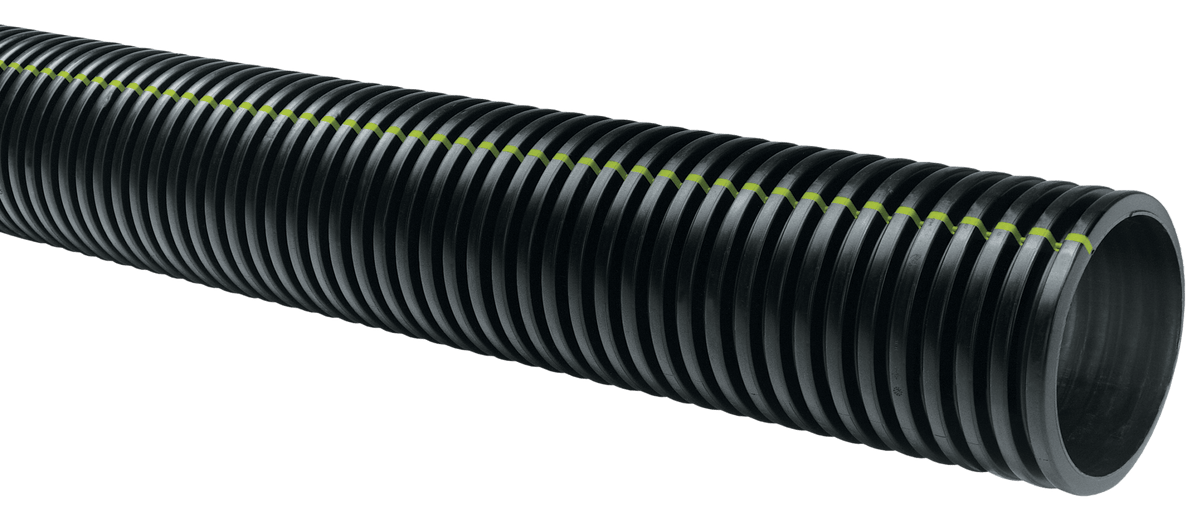 ADS 12950020DW 12" x 20' HDPE Drainage Pipe, Flexible, Soil Tight