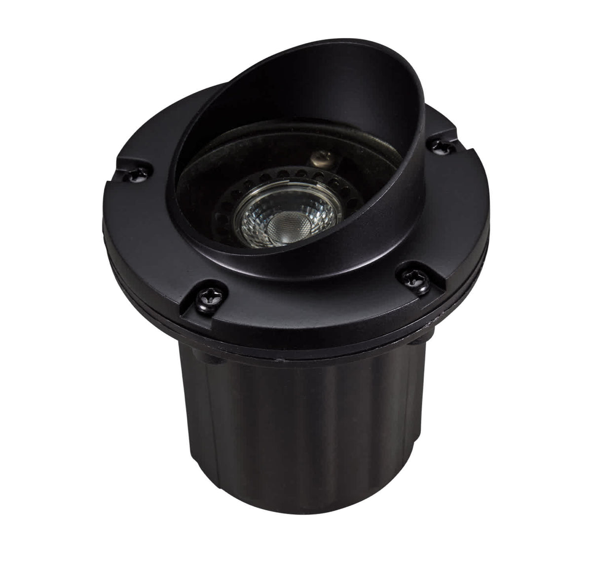 Alliance Outdoor Lighting GL350-BLK Well Light with Shroud, Black, No Lamp