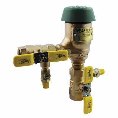Apollo 4A504A2F 3/4" FNPT Pressure Vacuum Breaker Backflow Preventer Freeze-Resistant