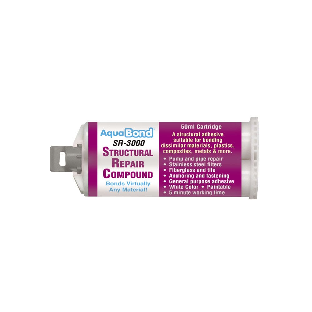 AquaBond SR-3000 Structural Repair Compound 50ml, White