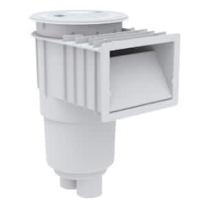 AquaStar SKR203 FlowStar Standard Skimmer, Flush Face, Light Gray