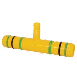 Blazing Products BLZ1401-129 King Innovation Tee 1" Poly x Swing Pipe Barb