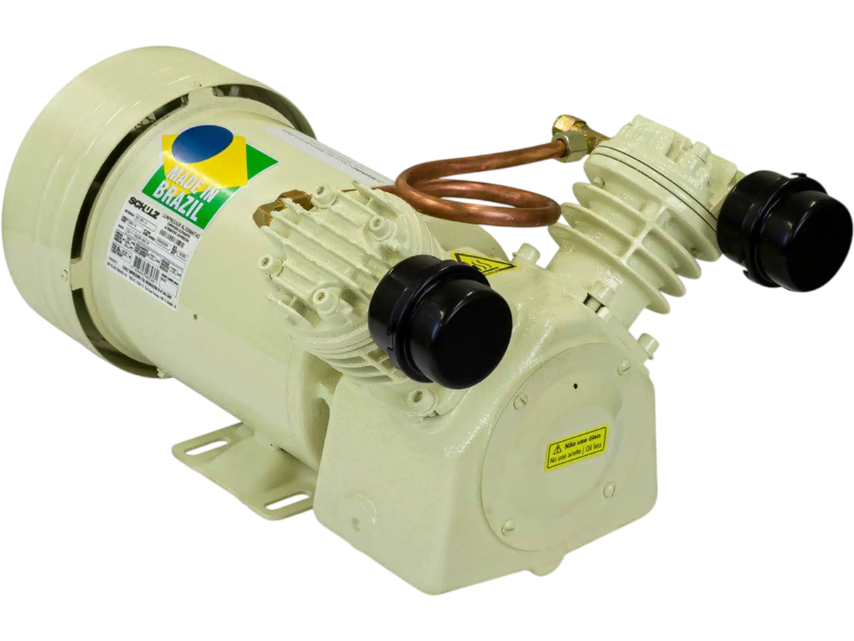 Schulz 931.1001-0 Oil Less Air Compressor Pump 1 HP 115V 1-Phase 6 CFM 120 PSI MSV 6 New