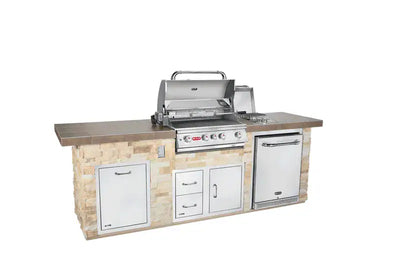 Bull 15744 Premier Q Outdoor Kitchen Island Rock
