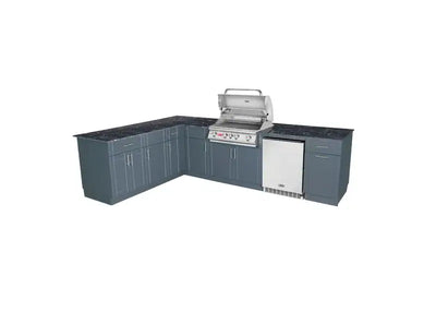 Bull BULL-DK-SAV8 Savannah 8 Ft DuraBull Outdoor Kitchen with 7 Ft Return