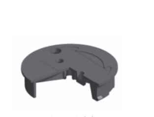 Carson 09101075 Round Valve Box Cover 10" HDPE Black