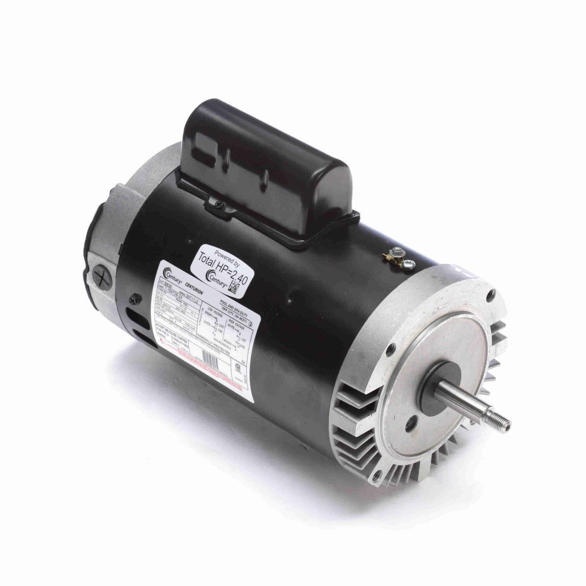 Century B836 Centurion 2 hp Single-Phase 230V Y56J Round Pump Motor