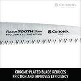 Corona Clipper RS 7041 RazorTOOTH Folding Saw 7" Cushioned Pistol Grip - view 3