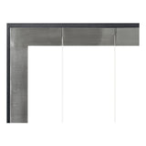Design Specialties Moderne Original zero-clearance fireplace glass door, installed