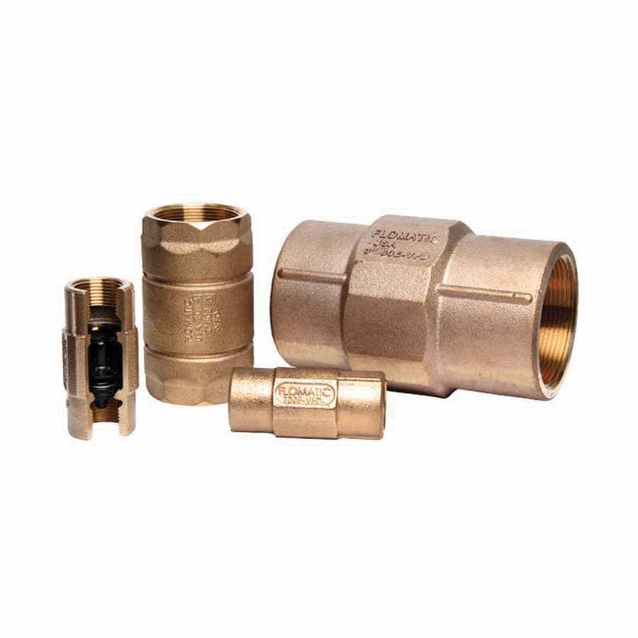 Flomatic 4031EVFD 80EVFD Check Valve 1" FNPT Lead-Free Bronze