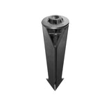 Focus Industries FA03 Mounting Stake, 9" Black Plastic - view 2
