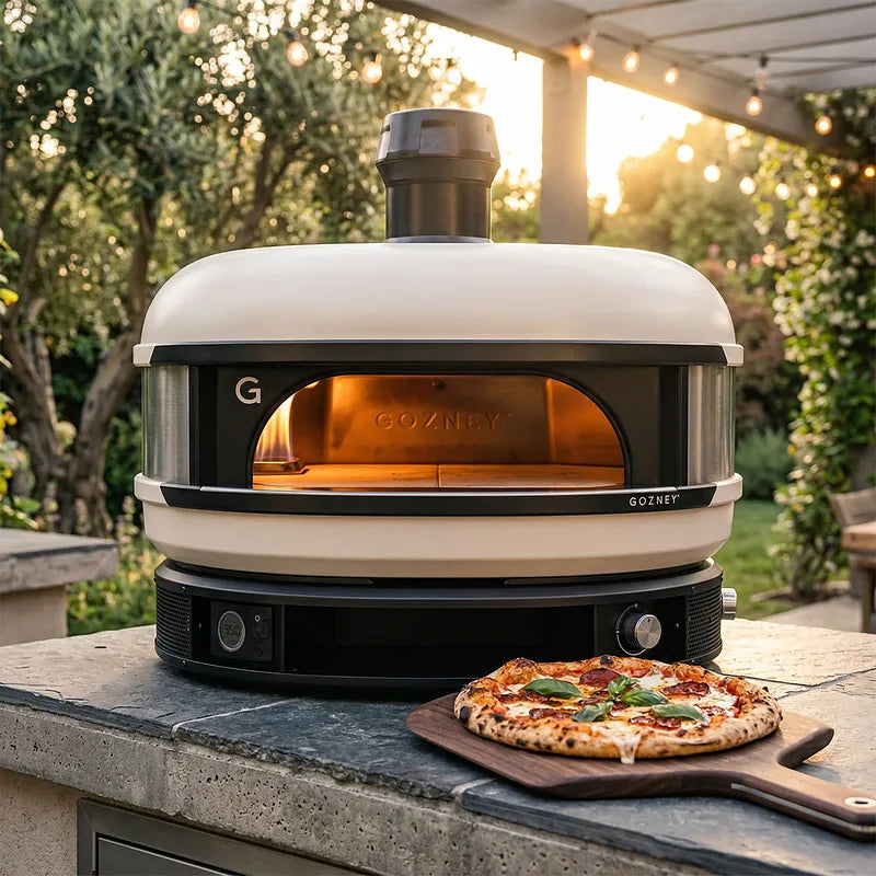 Gozney GDPCMUS Dome Propane Outdoor Pizza Oven Cream