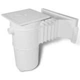 Hayward SP10852OMTE Auto-Skim 1085 Wide Skimmer, 9-1/4" Throat, with Outside Mount, with Main Drain, 1-1/2" FIP, Square Cover, White
