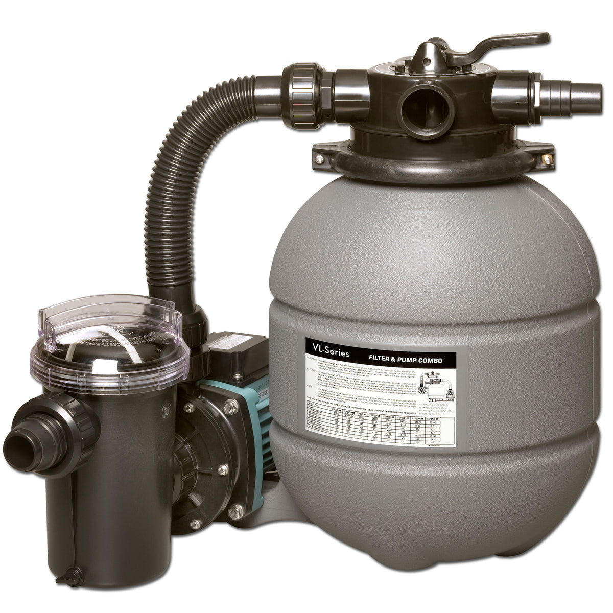 Hayward VL40T32 VL Above Ground Sand Filter System 13" Top Mount with 30 gpm Pump