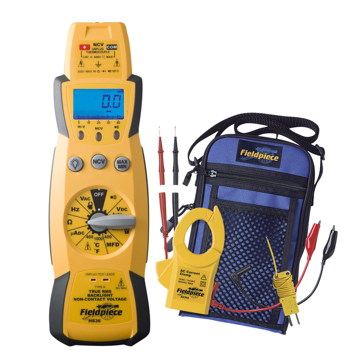 Fieldpiece HS36 True RMS Backlit Stick Digital Multimeter