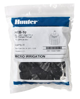 Hunter HEB10 HEB PointSourceDripEmitter, Black, 1/2 in. FPT, 1 gph - view 2