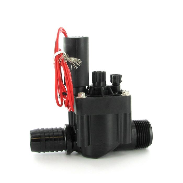 Hunter PGV101MB PGV Inline Valve with Flow Control, 1" MNPT x Barb