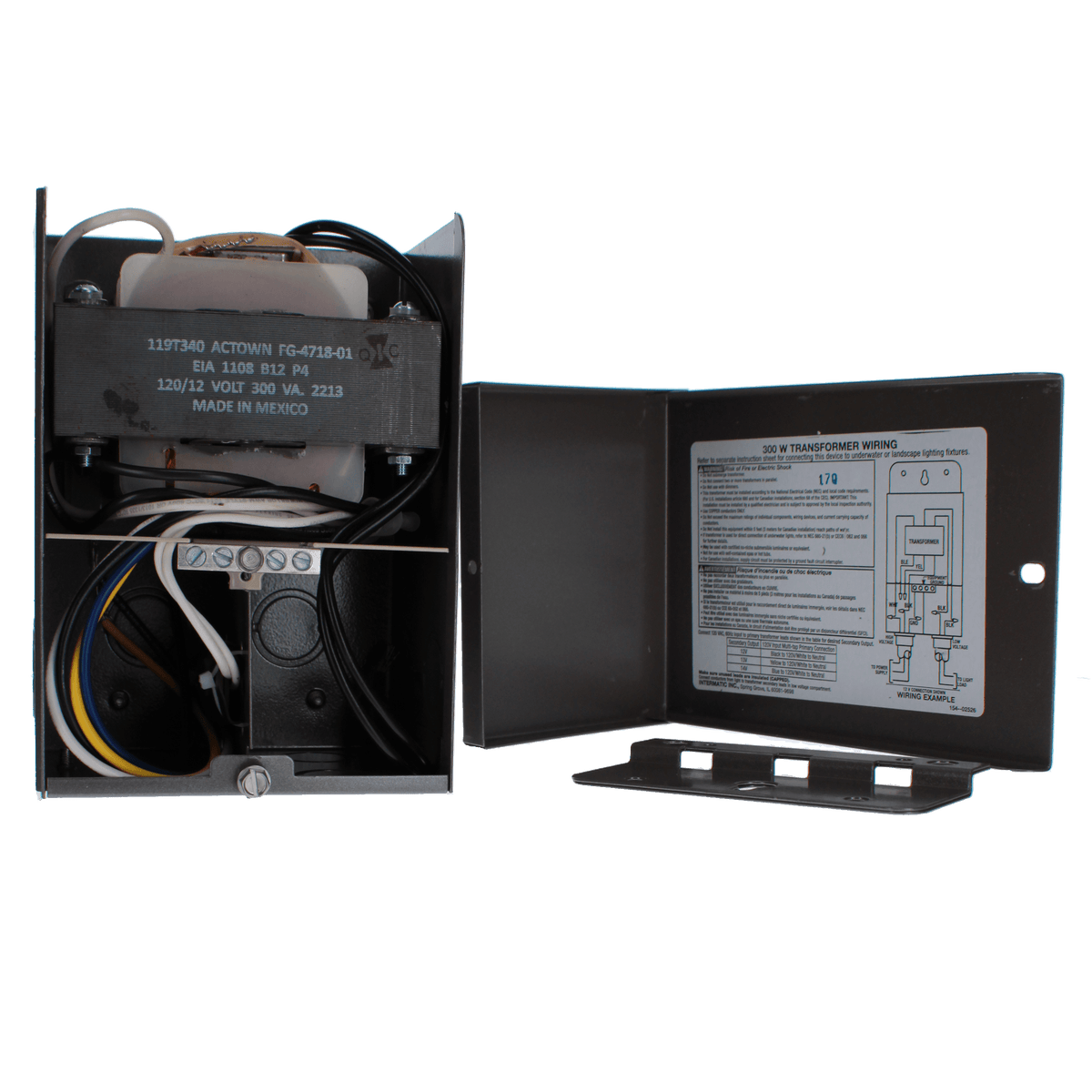 Intermatic PX300S PX Pool & Spa Safety Transformer 300W 120V, Stainless Steel