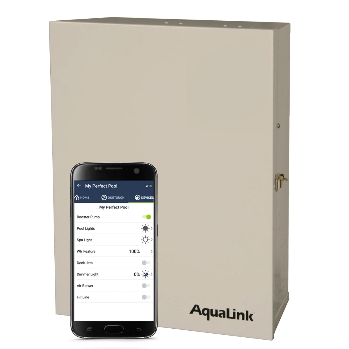 Jandy RS-PS12 AquaLink RS12 Pool & Spa Automation Kit with 2 Actuators