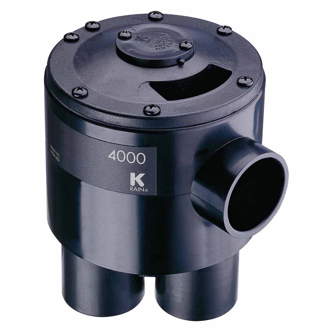 K-Rain 4403 1-1/4" Slip 4-Outlet 3-Zone Indexing Valve
