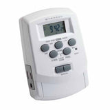 Kichler 15556WH Transformer Timer, 2.75" x 2" x 4.5" White Plastic For All Plus and Professional Series 120 V Transformers, 12 V Landscape Light