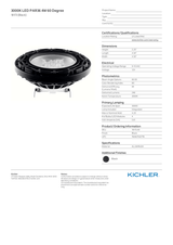 Kichler 18173 4.2 W Sctm PAR36 80 290 Lumens Delivered 3000K Integrated LED 60 Degrees Wide Flood Lamp - view 2