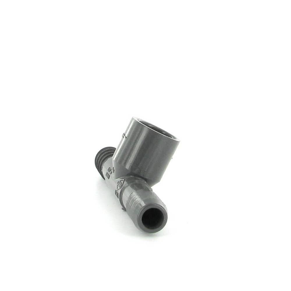 Lasco 1402-005 Combination Tee, 1/2" Insert x Insert x FPT Gray PVC