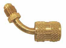 NRP NAB45 1/4" Anti-Blow Back Hose Adapter, 45 Deg