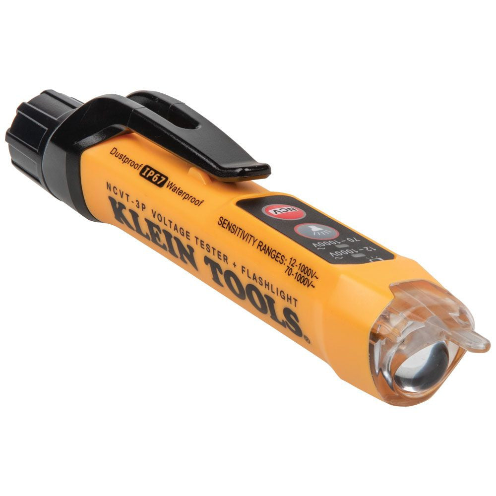 Klein Tools NCVT-3P Dual Range Non-Contact Voltage Tester with Flashlight