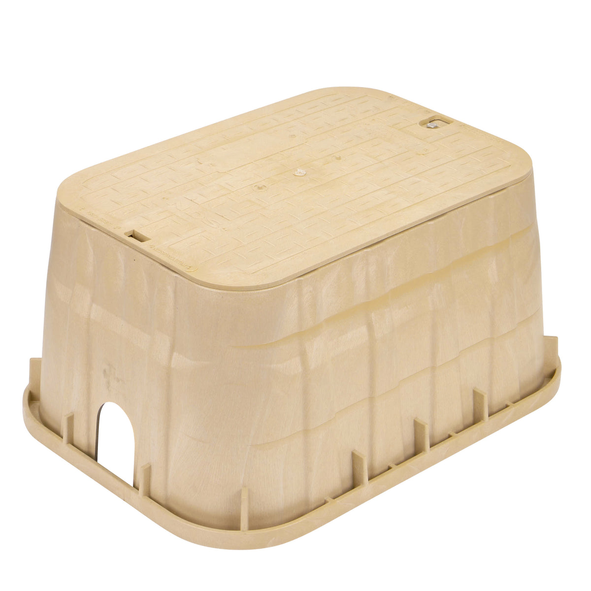 NDS 318BCBSAND Pro-Spec Valve Box 20" x 13" 12-5/8" Deep Overlapping Lid Sand/Sand