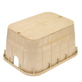 NDS 318BCBSAND Pro-Spec Valve Box 20" x 13" 12-5/8" Deep Overlapping Lid Sand/Sand