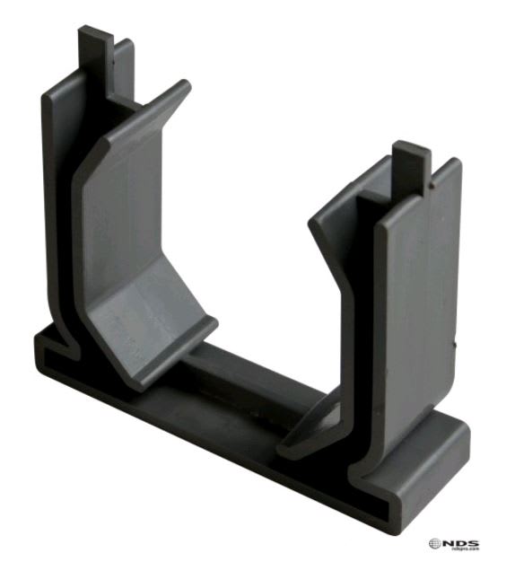 NDS 548 Mini Channel Drain Coupling 3" Gray PVC