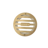 NDS 909B 3" Round Drain Grate, Satin Brass with PVC Collar - view 2
