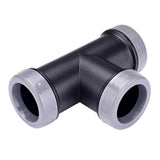 NDS CT 900 Tee, 3/4" Compression PVC Gray 21D1 Series
