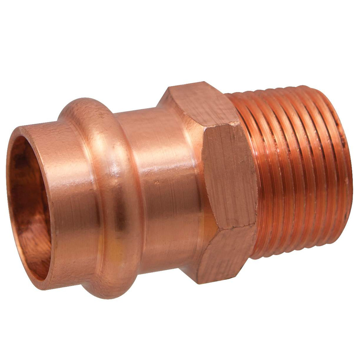 Nibco 9031350PC Adapter Press x MPT 1" Ld Pc604 Copper Press Fitting