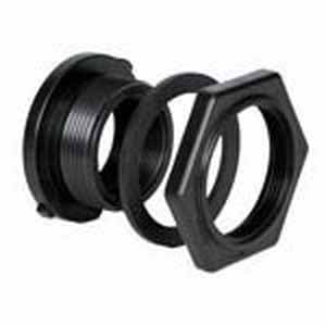 Norwesco 60124 Bulkhead Fitting, 1-1/2" FNPT Polypropylene