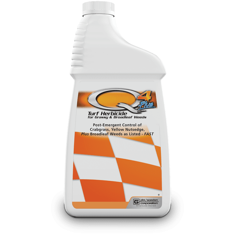 PBI-Gordon 6971087 Q4 Plus Turf Herbicide, Bottle, 1 qt